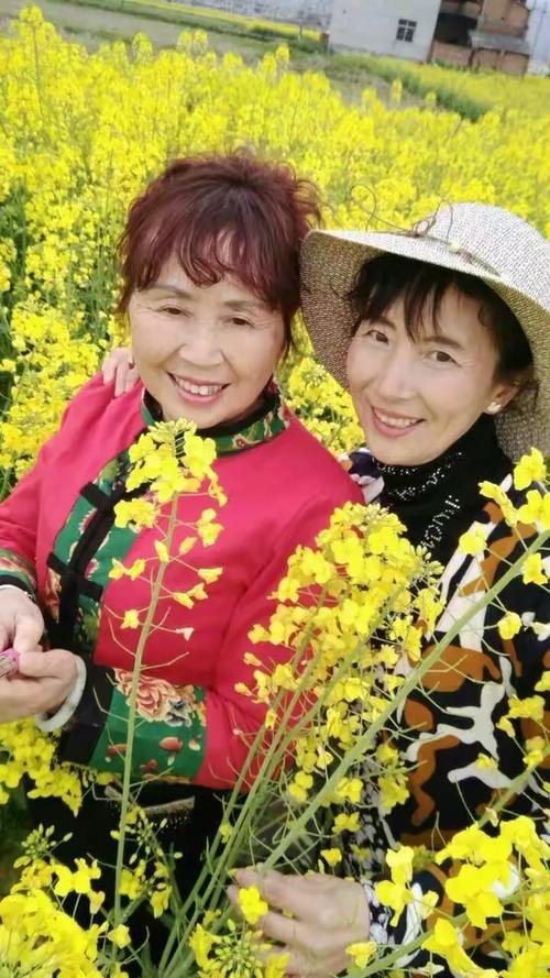 东列检退休姐妹同游恒口桃花园.拍于2017年3月16日一朵云制作4